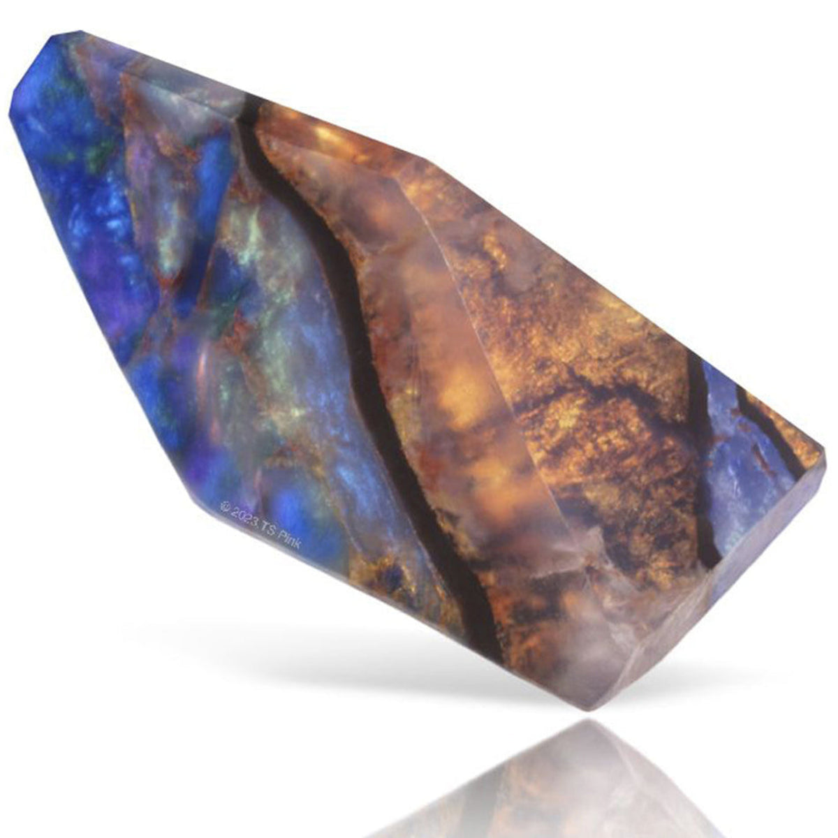 Black Opal™ SoapRocks® • Gemstone Bath Soap • Peach Melon