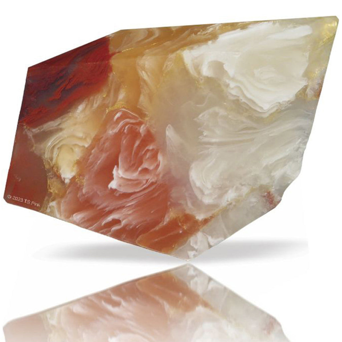 Carnelian™ SoapRocks® • Gemstone Bath Soap  • Caramel Apple