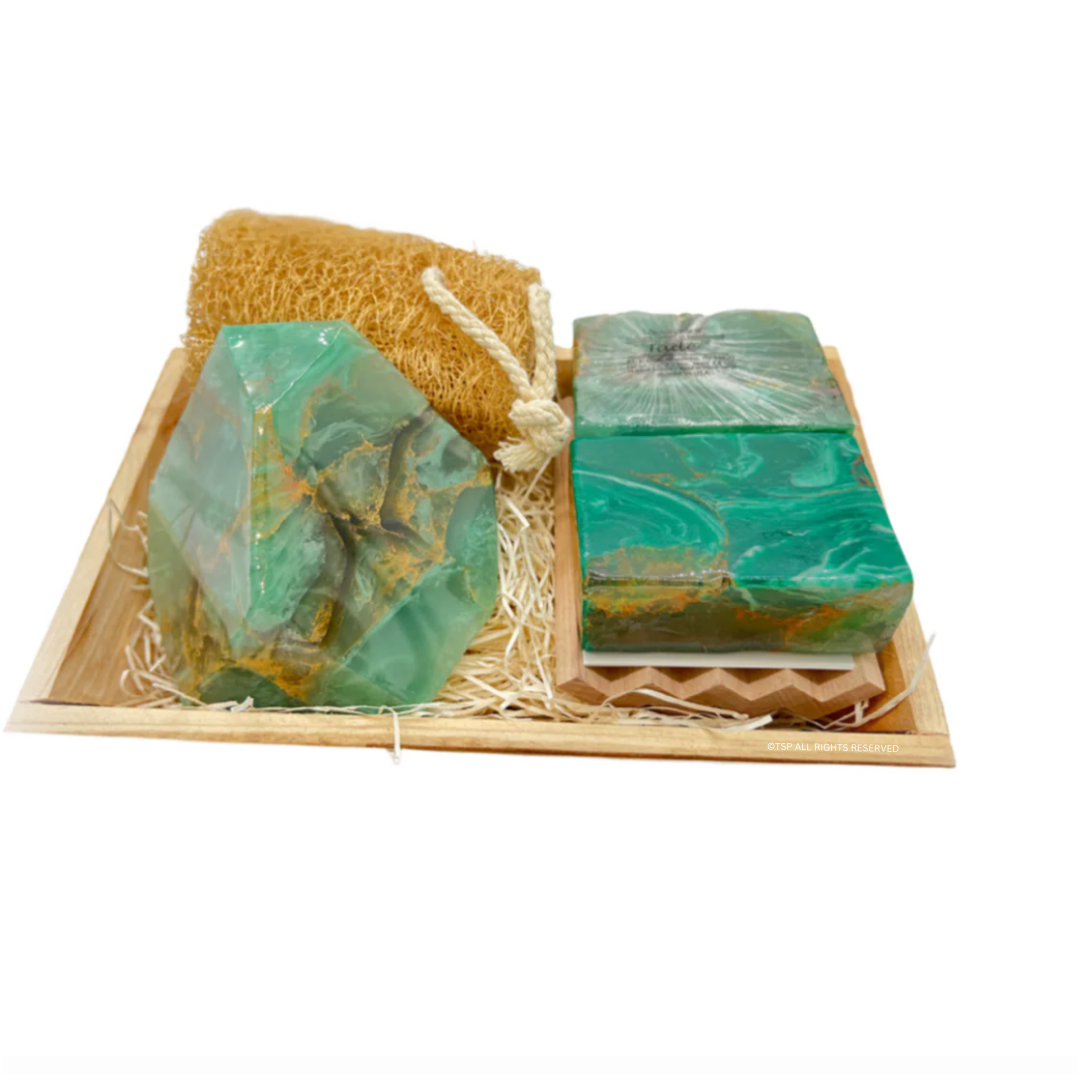 Shades of Green Gift Basket