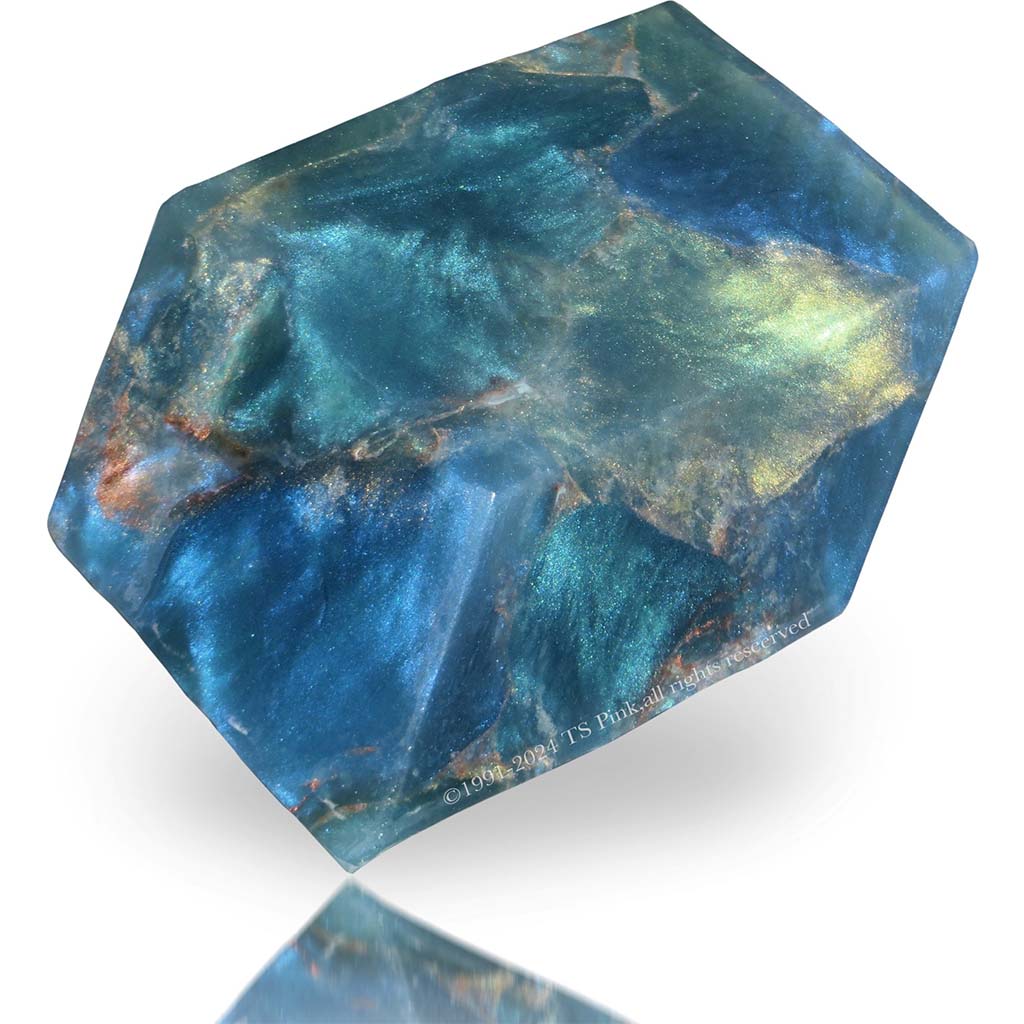 Labradorite™ SoapRocks® • Gemstone Bath Soap  • Midnight Sun