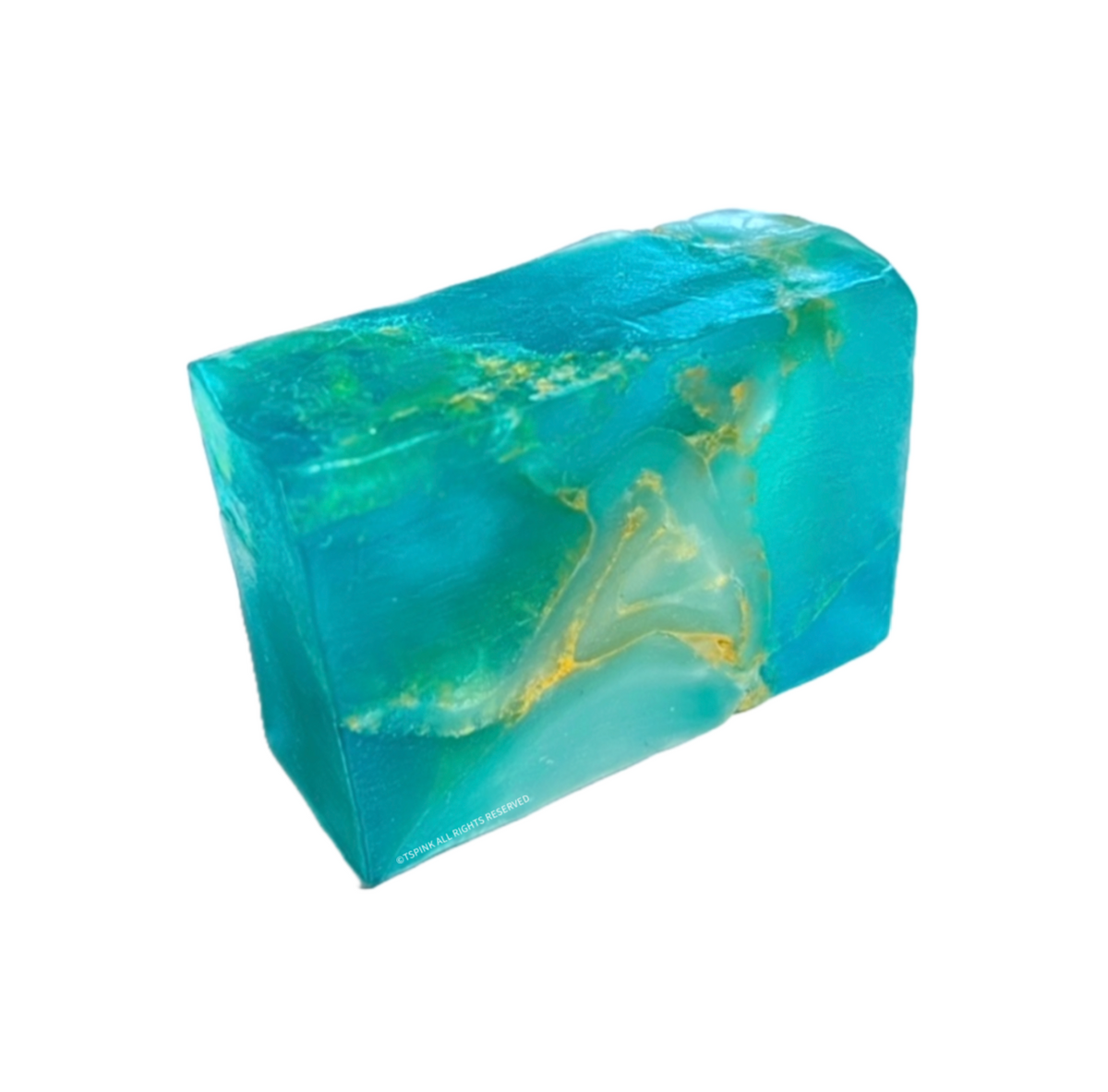 Aquamarine™ Quarry Bars™ • March Birthstone • Gemstone Bath Soap • Cucumber Melon Gardenia
