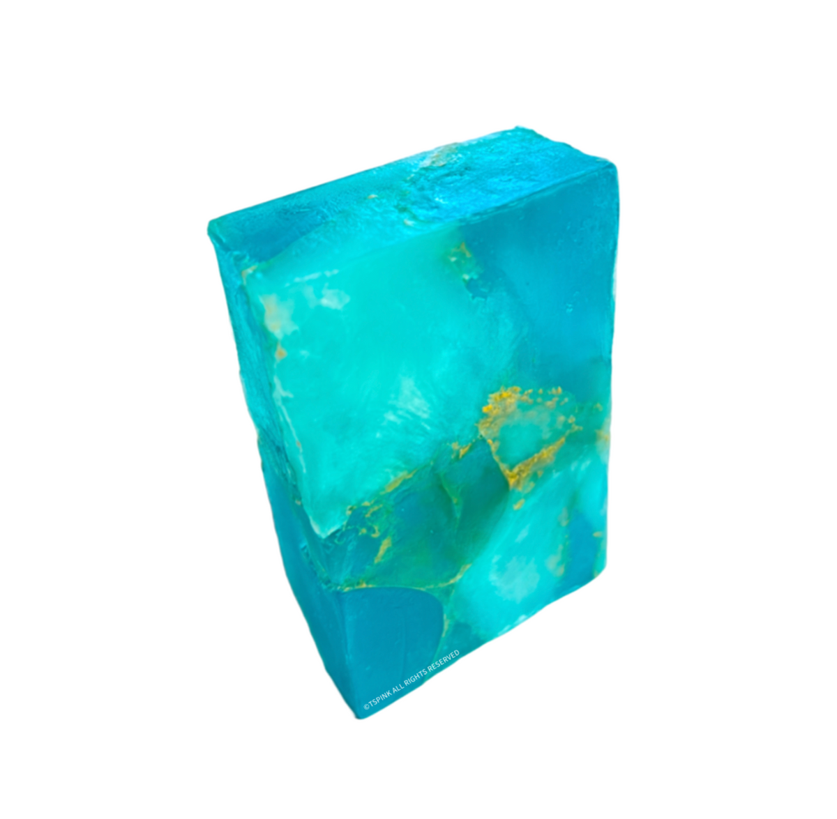 Aquamarine™ Quarry Bars™ • March Birthstone • Gemstone Bath Soap • Cucumber Melon Gardenia