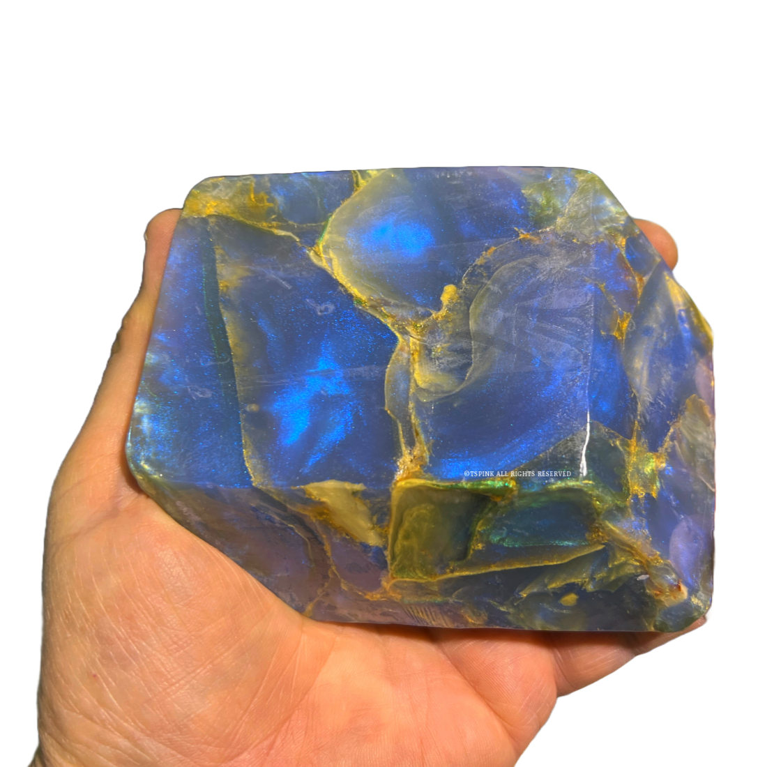 Labradorite™ SoapRocks® • Gemstone Bath Soap  • Midnight Sun